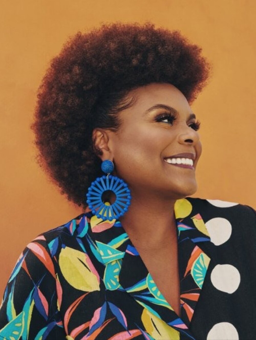 Target Blue Sunburst Hoop Drop Earrings